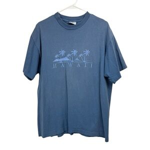 Vintage Softee Size XL Aloha Embroidered Hawaii Single Stitch U.S.A. 100% Cotton